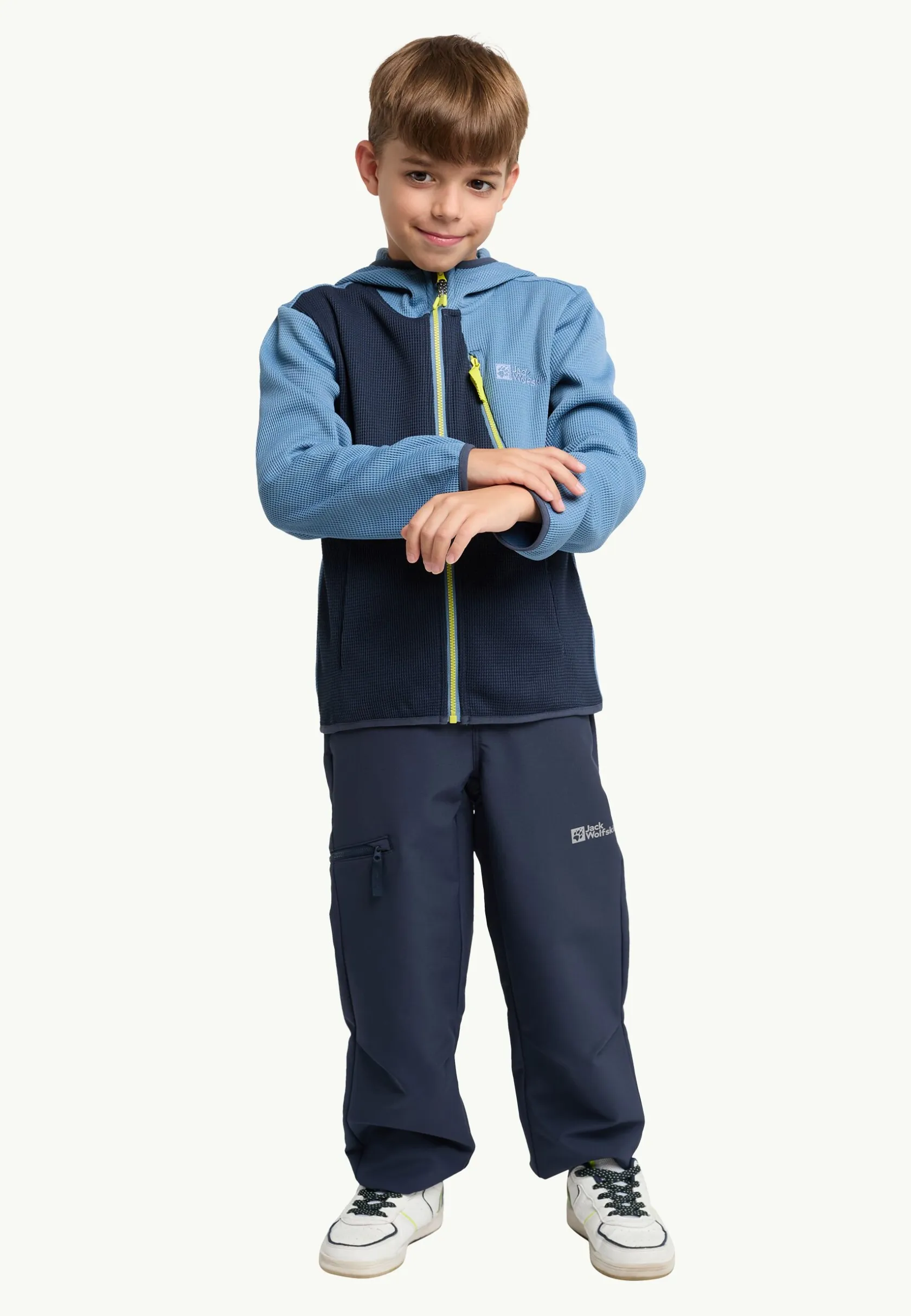 Voor- En Najaarsjacks/-Jassen|Fleece|Jack Wolfskin Actamic Grid Midlayer K