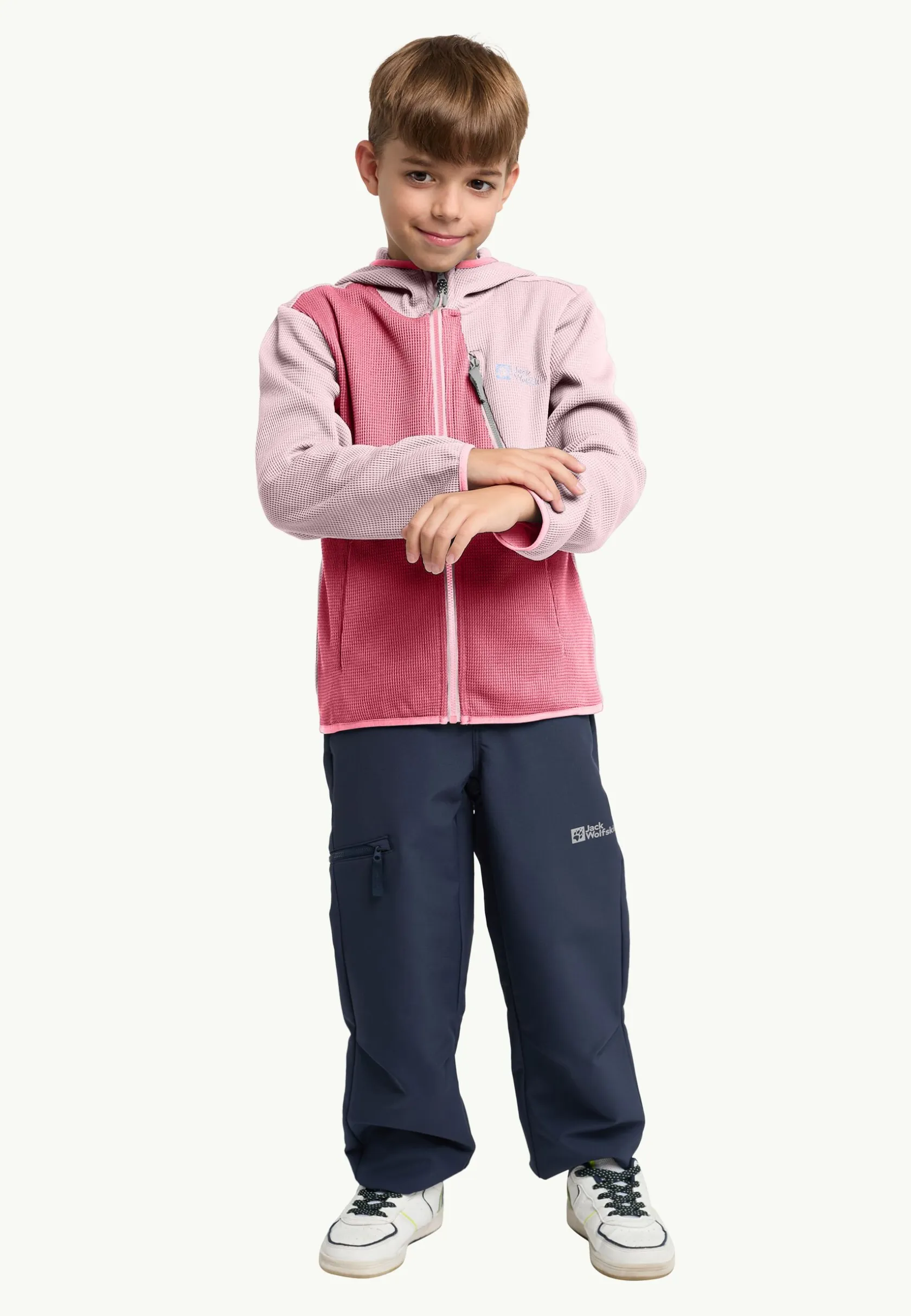 Voor- En Najaarsjacks/-Jassen|Fleece|Jack Wolfskin Actamic Grid Midlayer K