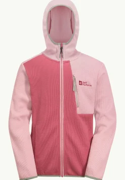 Voor- En Najaarsjacks/-Jassen|Fleece|Jack Wolfskin Actamic Grid Midlayer K