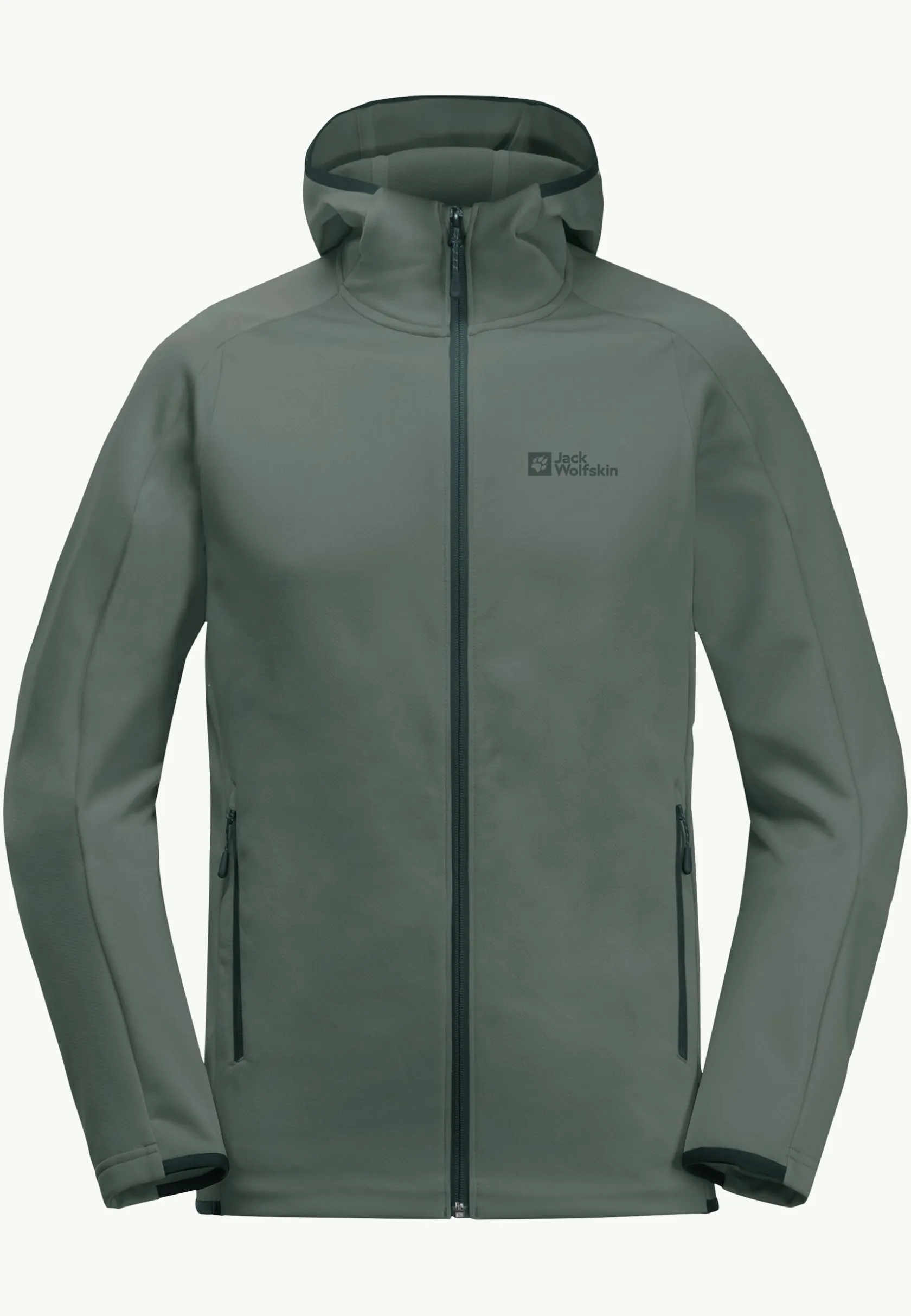 Wandelen|Voor- En Najaarsjacks/-Jassen|Jack Wolfskin Alpgrat Hooded Fz M