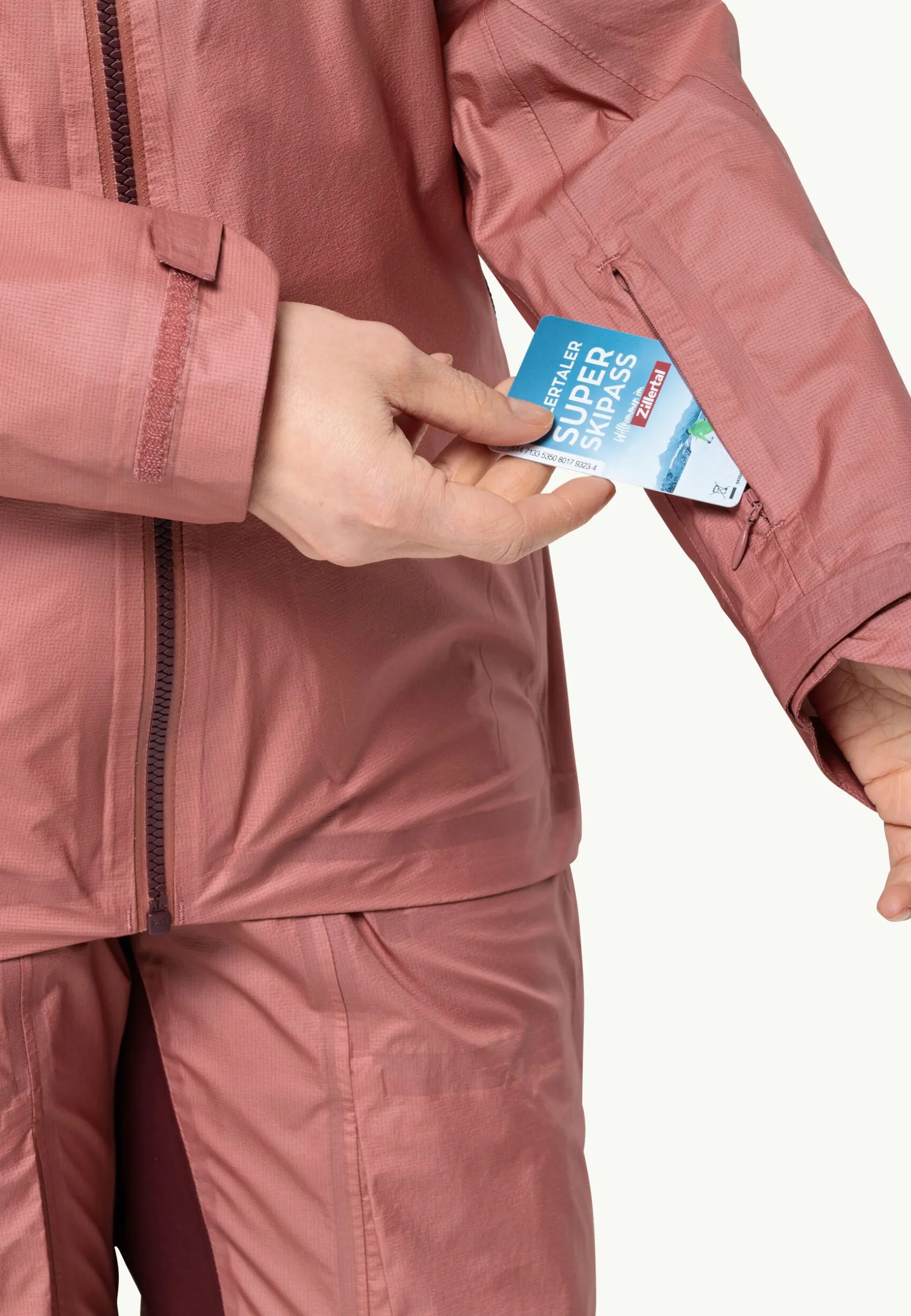 Ski|Regenjacks|Jack Wolfskin Alpspitze Air 3l Jkt W blush powder