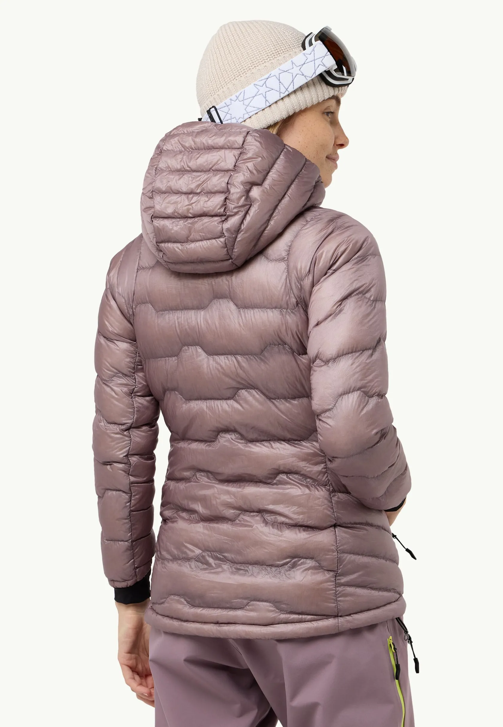 Ski|Isolatiejacks|Jack Wolfskin Alpspitze Down Hoody W wild blossom
