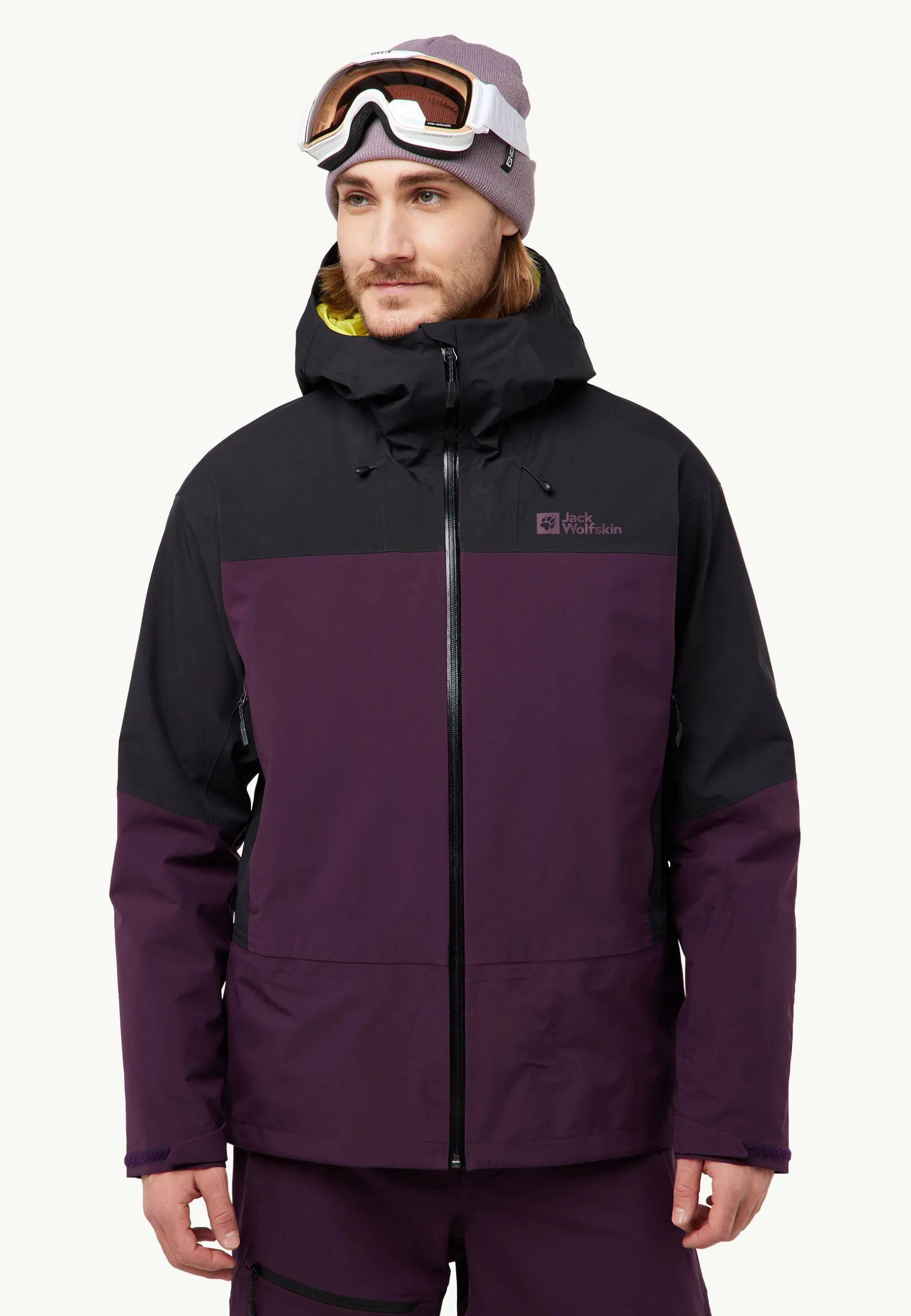 Ski|Regenjacks|Jack Wolfskin Alpspitze Tour 3l Jkt M midnight plum