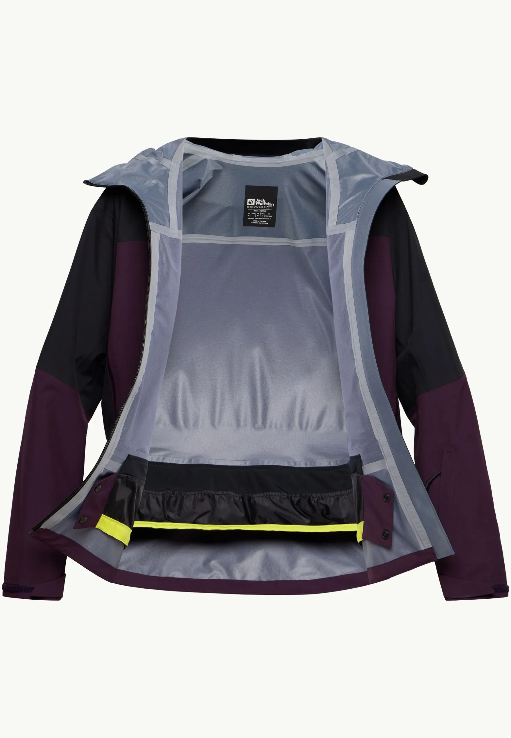 Ski|Regenjacks|Jack Wolfskin Alpspitze Tour 3l Jkt M midnight plum