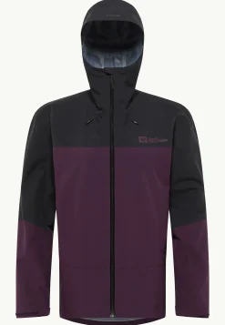 Ski|Regenjacks|Jack Wolfskin Alpspitze Tour 3l Jkt M midnight plum