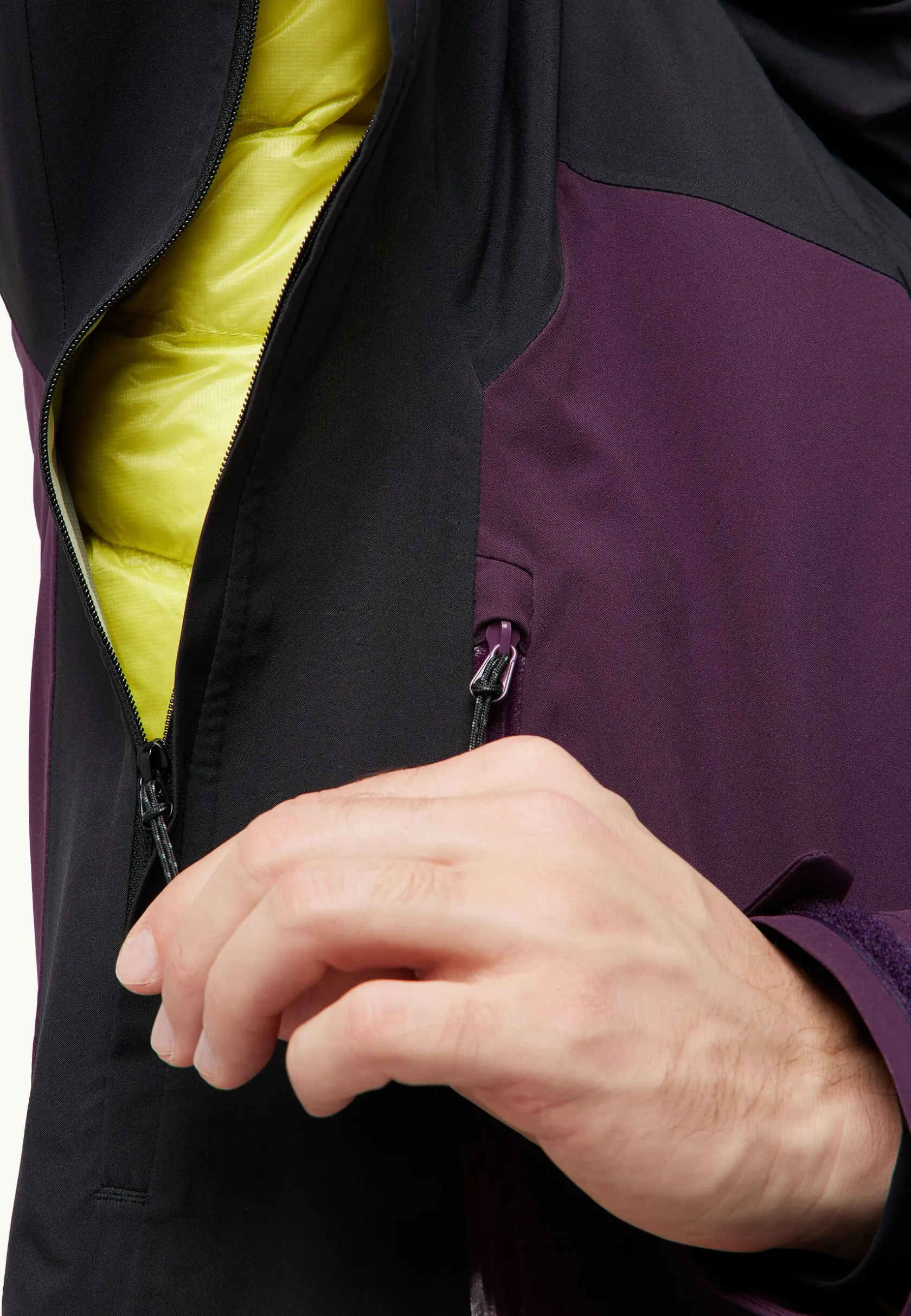 Ski|Regenjacks|Jack Wolfskin Alpspitze Tour 3l Jkt M midnight plum
