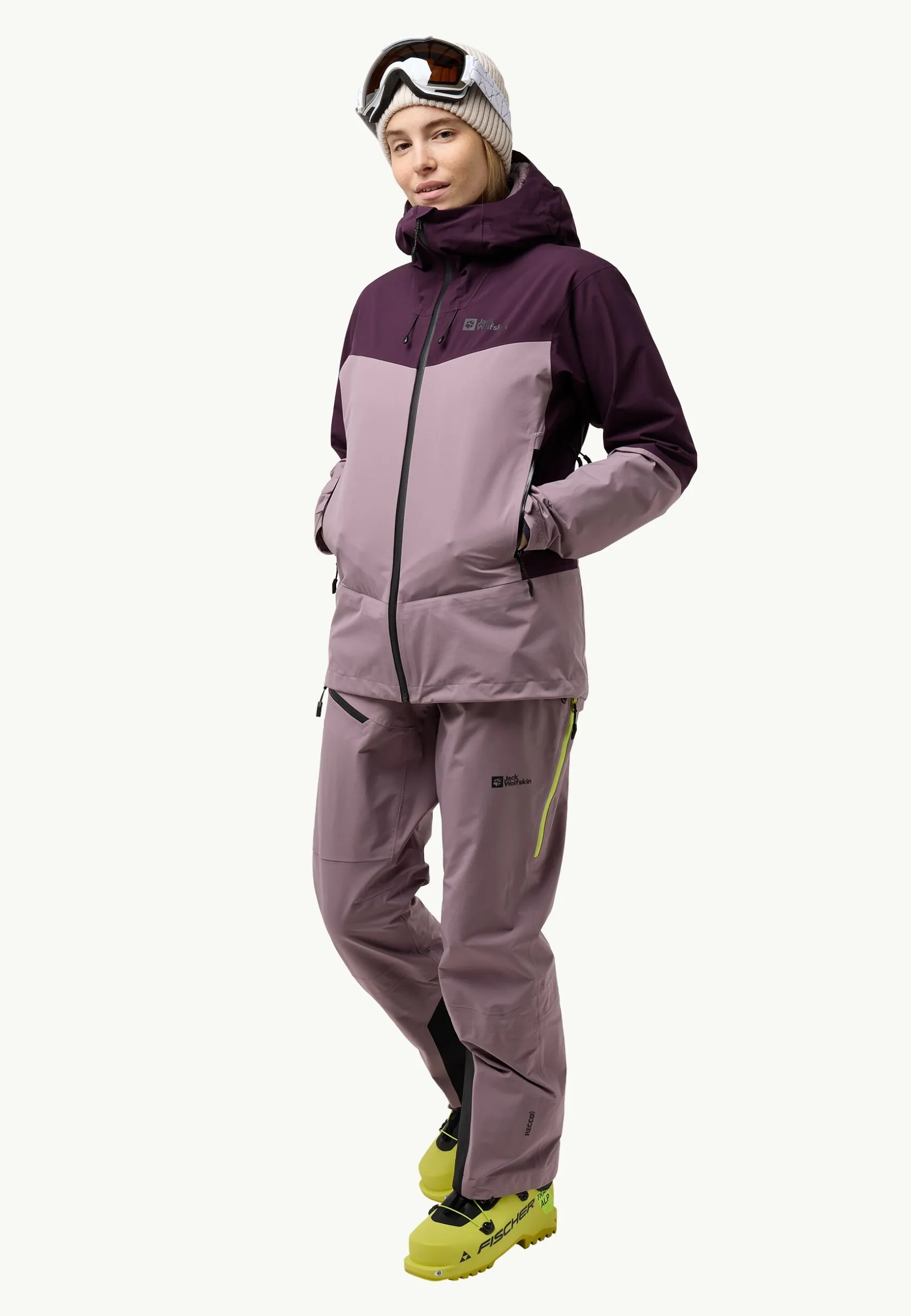 Regenjacks|Ski|Jack Wolfskin Alpspitze Tour 3l Jkt W wild blossom