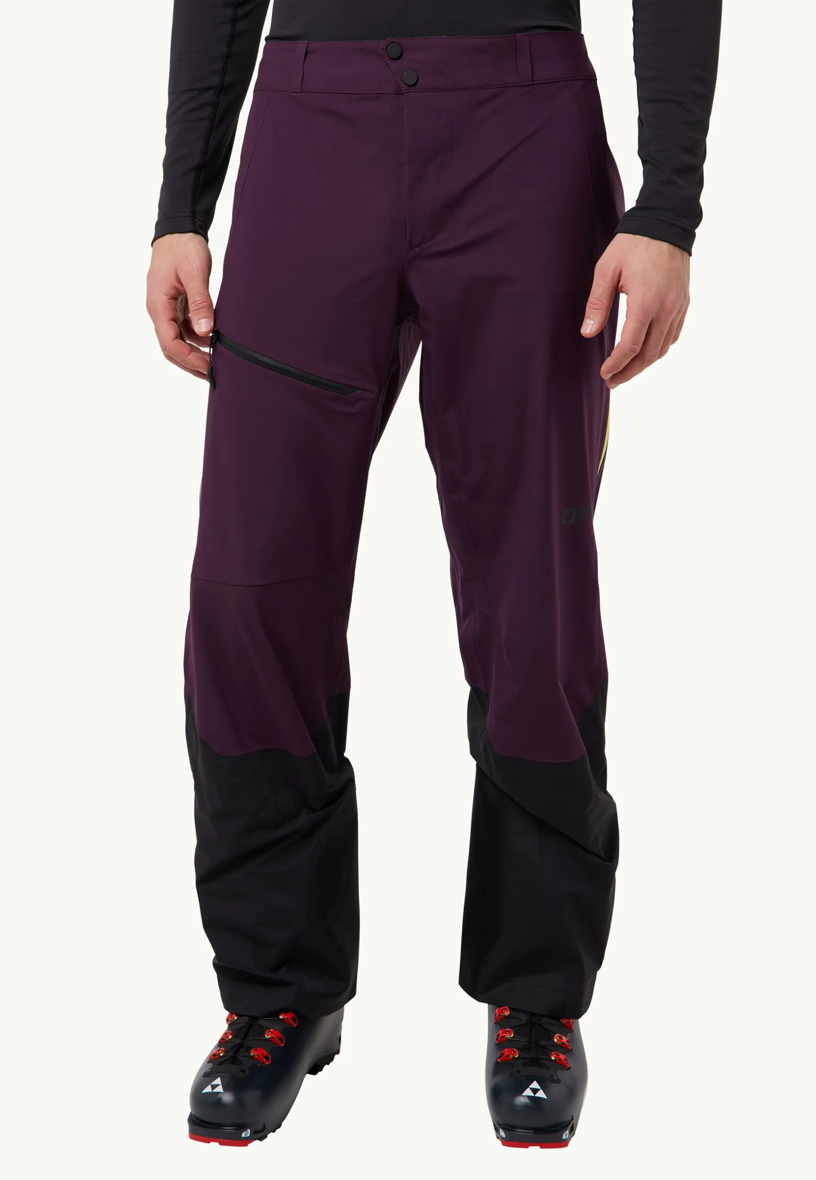 Ski|Regenbroek|Jack Wolfskin Alpspitze Tour 3l Pants M midnight plum