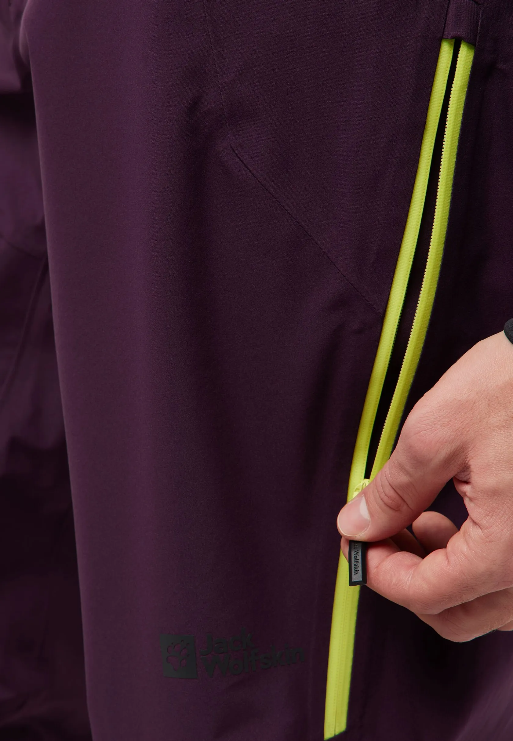 Ski|Regenbroek|Jack Wolfskin Alpspitze Tour 3l Pants M midnight plum