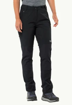 Trekking|Softshellbroeken|Jack Wolfskin Andur Pants W black