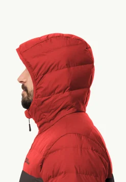 Wandelen|Voor- En Najaarsjacks/-Jassen|Jack Wolfskin Ather Down Hoody M Rds