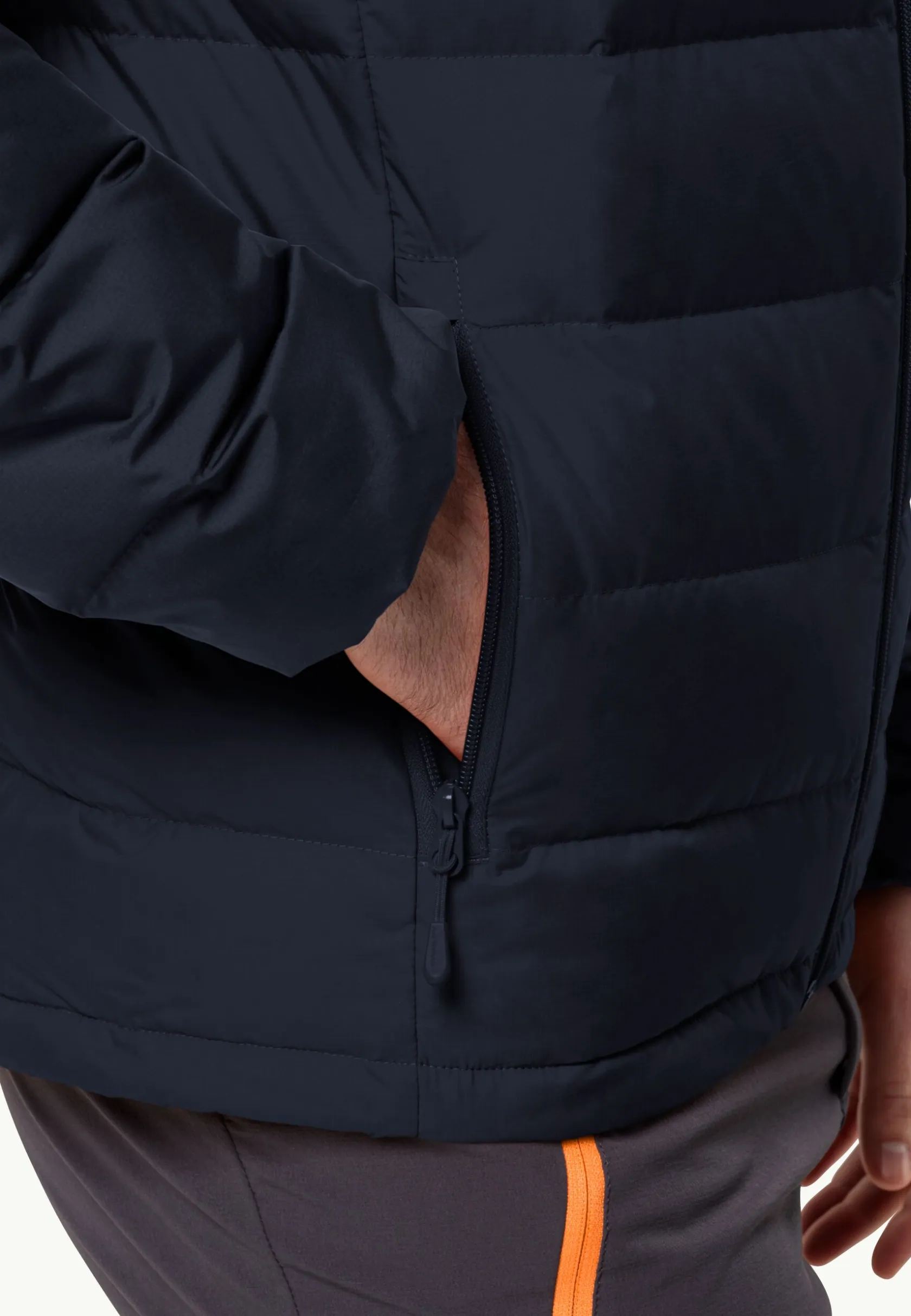 Wandelen|Voor- En Najaarsjacks/-Jassen|Jack Wolfskin Ather Down Hoody M Rds