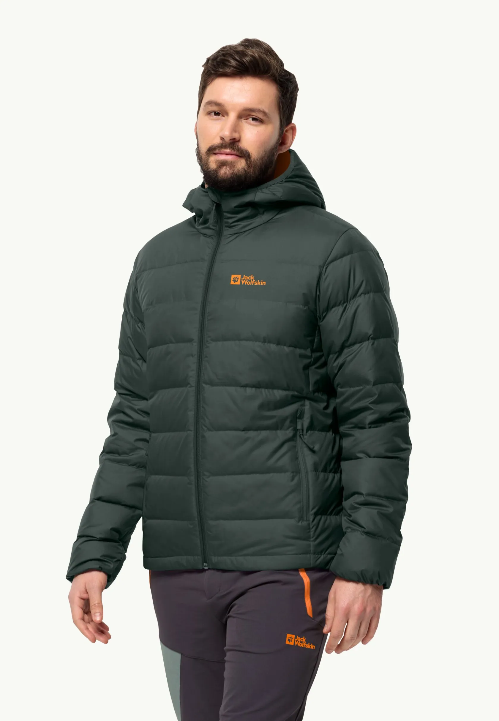 Wandelen|Voor- En Najaarsjacks/-Jassen|Jack Wolfskin Ather Down Hoody M Rds