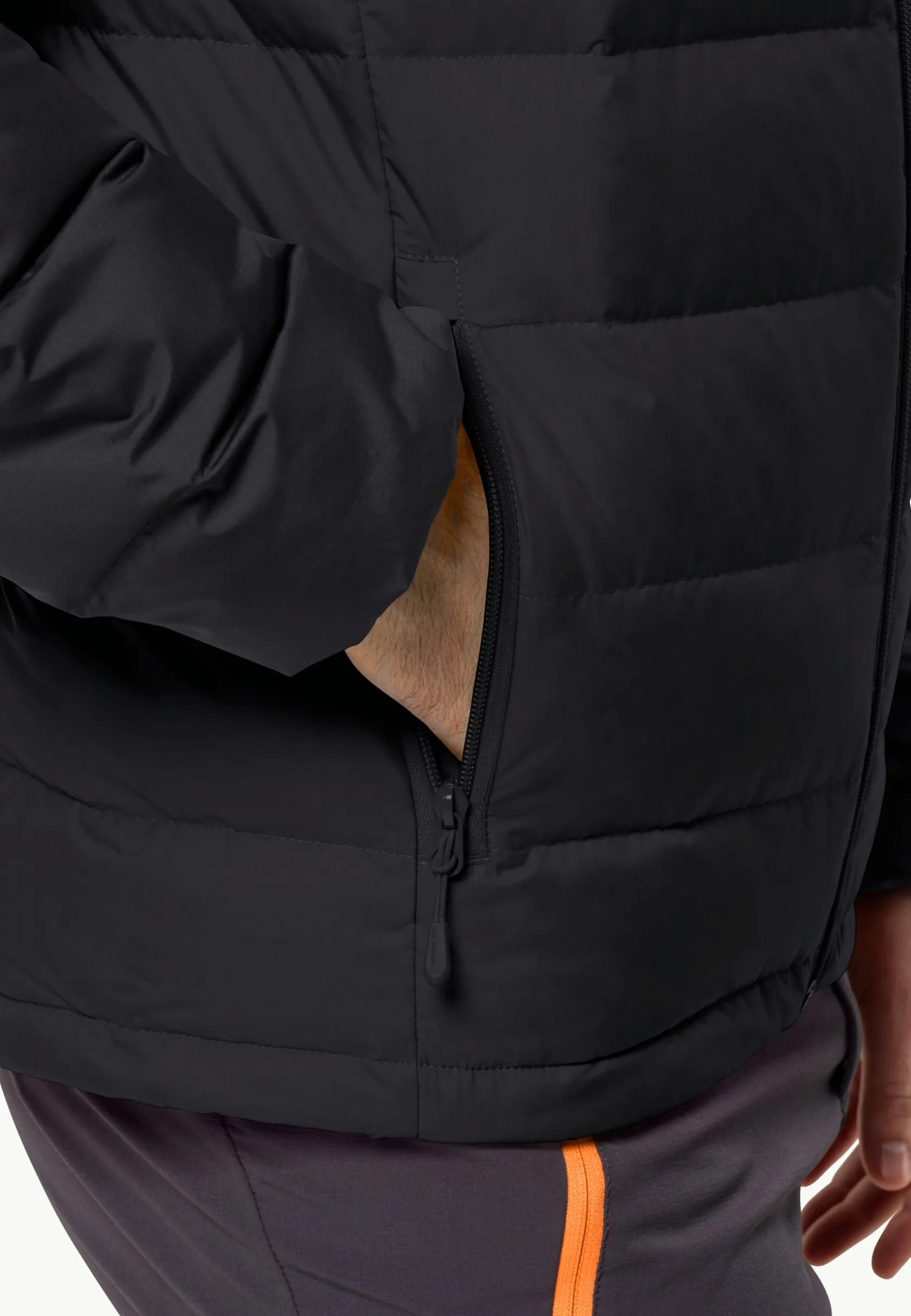 Wandelen|Voor- En Najaarsjacks/-Jassen|Jack Wolfskin Ather Down Hoody M Rds