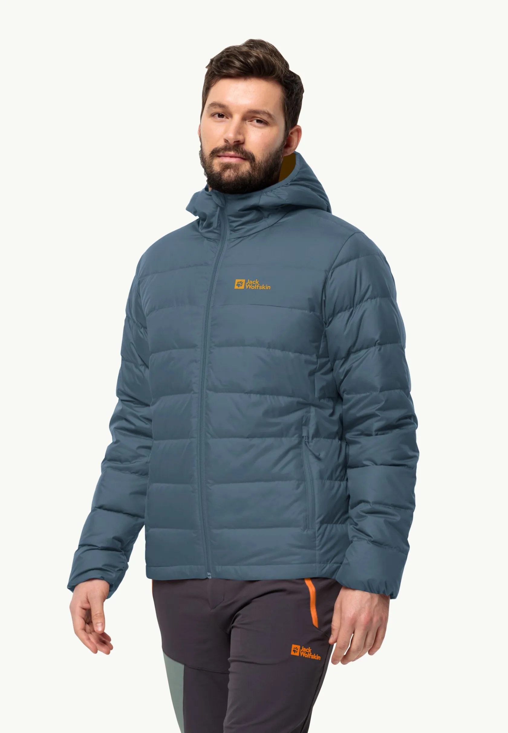 Wandelen|Voor- En Najaarsjacks/-Jassen|Jack Wolfskin Ather Down Hoody M Rds