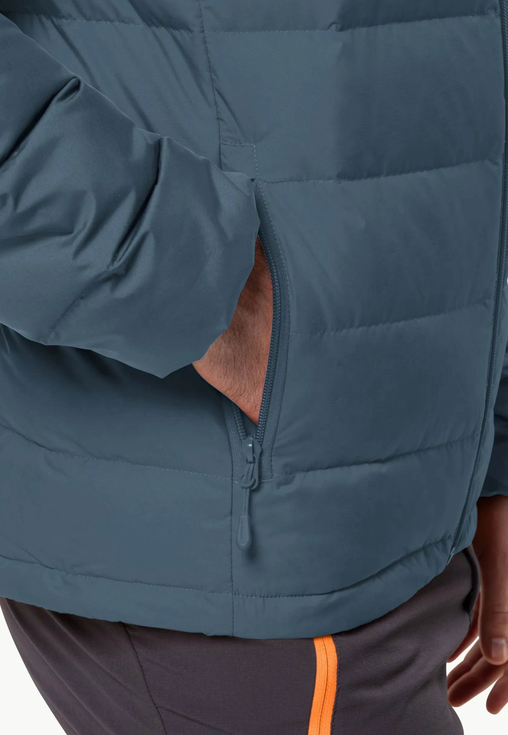 Wandelen|Voor- En Najaarsjacks/-Jassen|Jack Wolfskin Ather Down Hoody M Rds