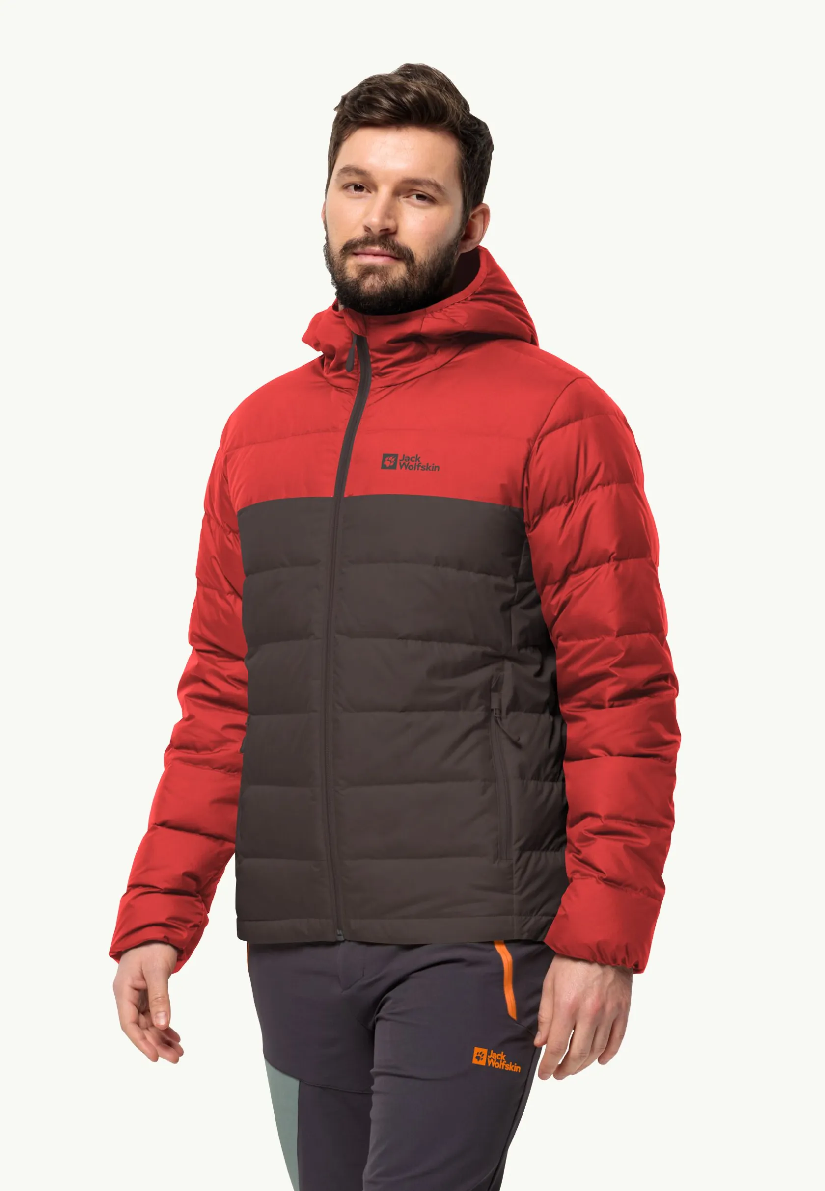 Wandelen|Voor- En Najaarsjacks/-Jassen|Jack Wolfskin Ather Down Hoody M Rds