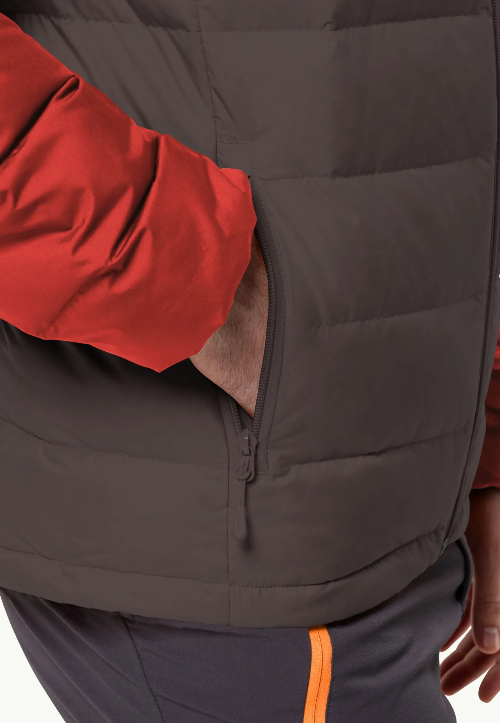 Wandelen|Voor- En Najaarsjacks/-Jassen|Jack Wolfskin Ather Down Hoody M Rds
