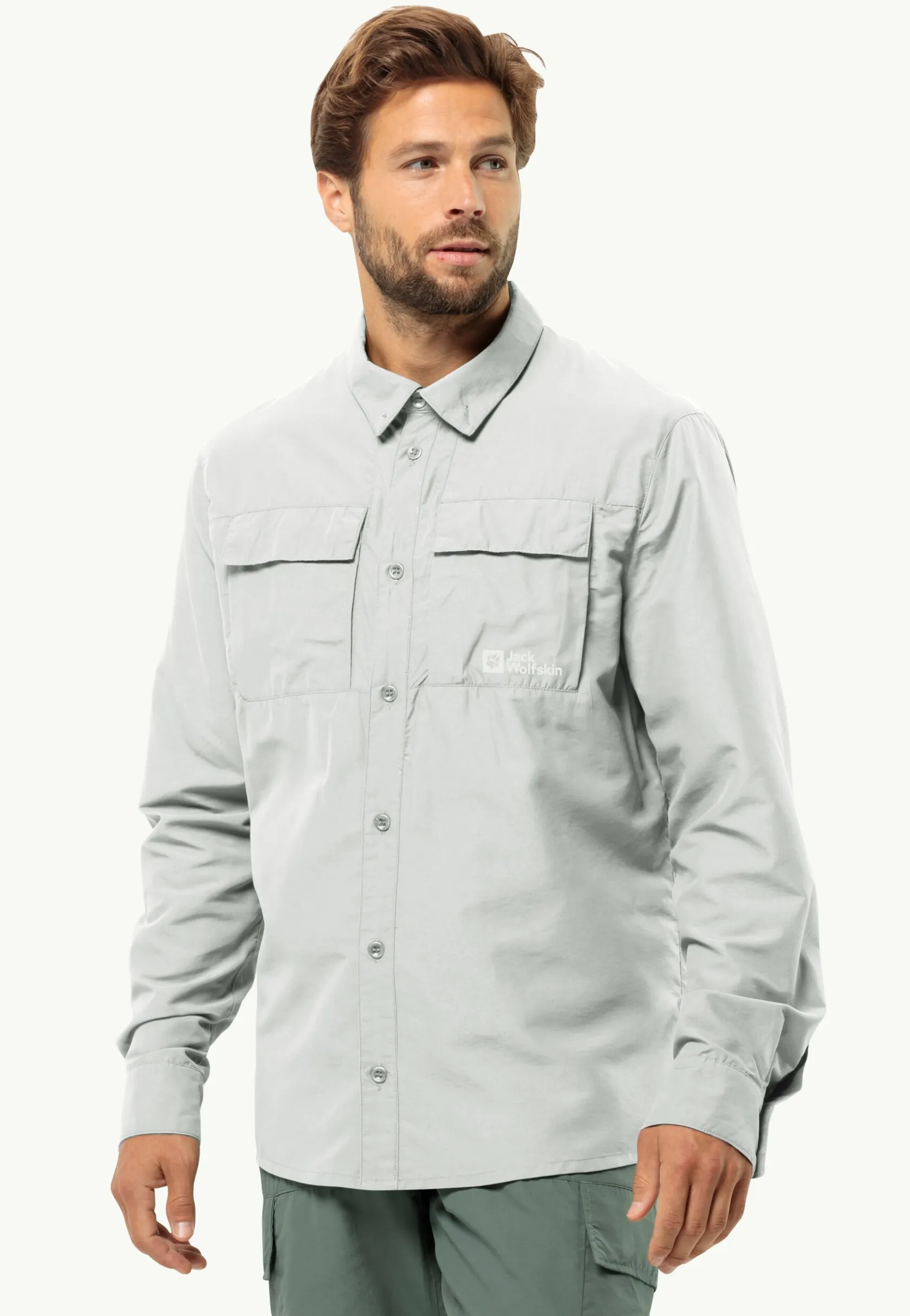 Trekking|Functionele Shirts|Jack Wolfskin Barrier Ls Shirt M