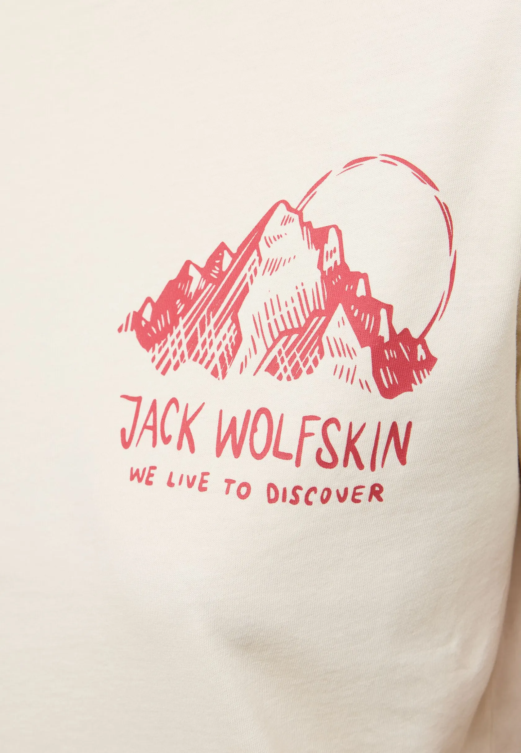 T-Shirts & Longsleeves|Jack Wolfskin Bergblick T W panna cotta