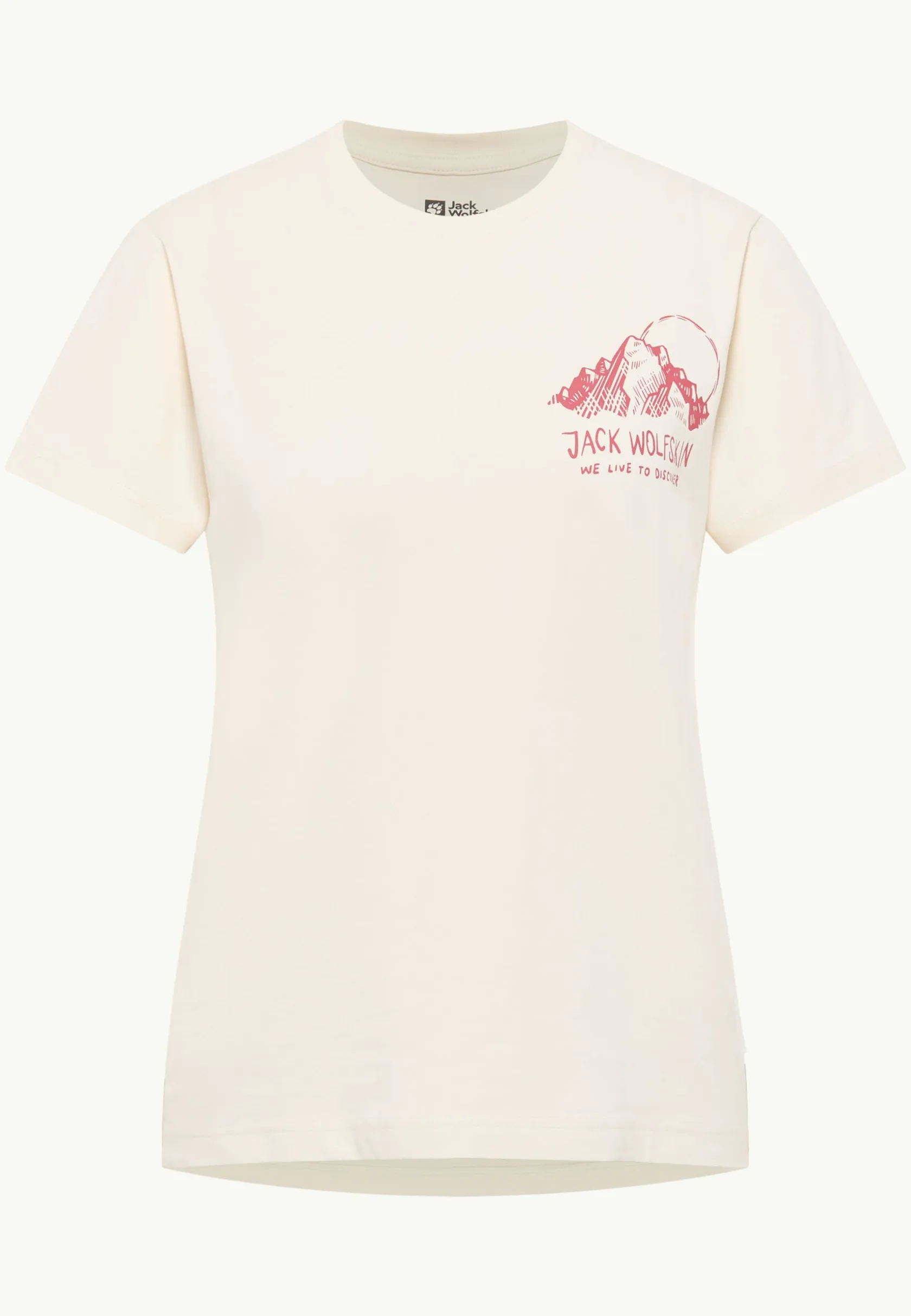 T-Shirts & Longsleeves|Jack Wolfskin Bergblick T W panna cotta