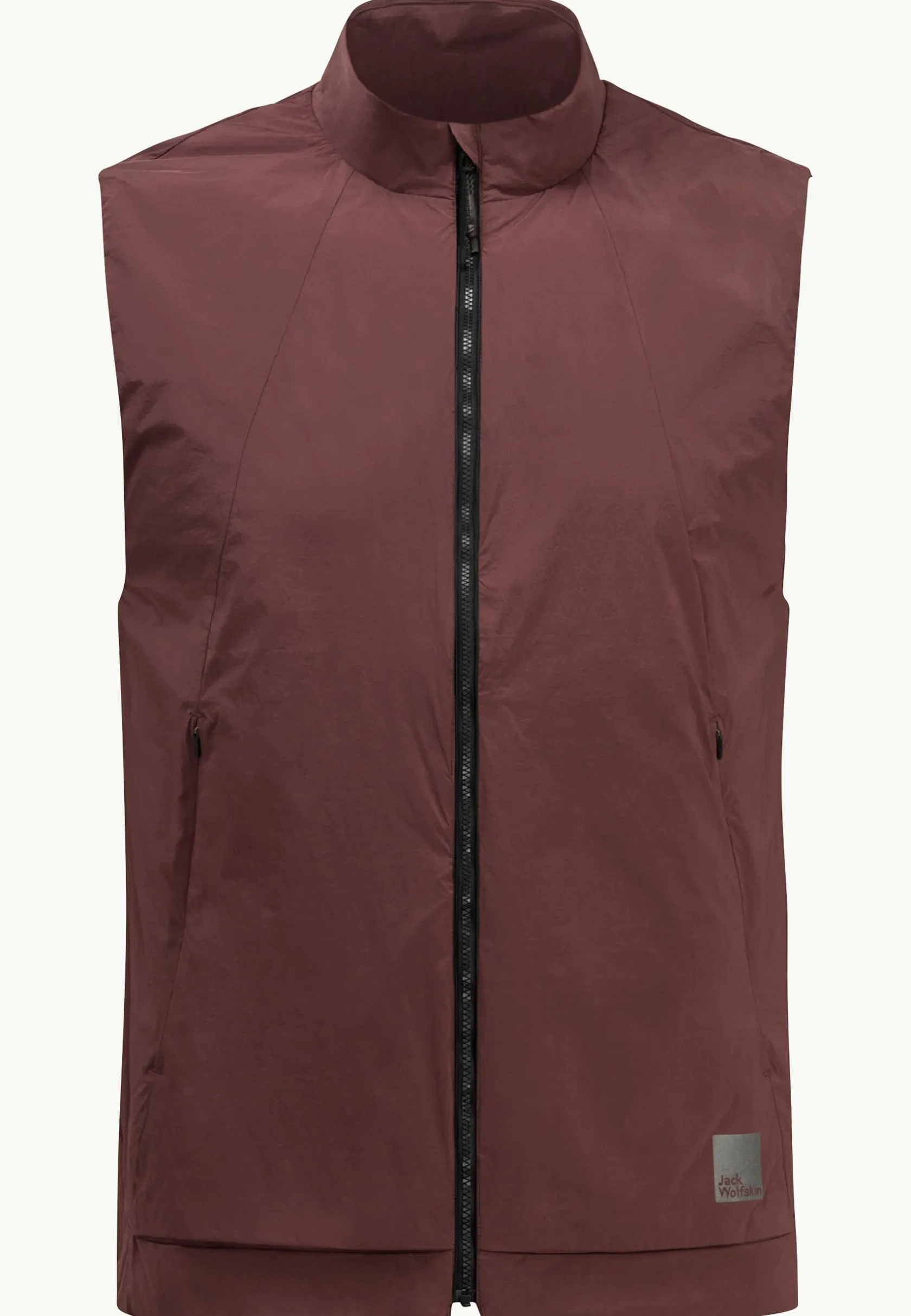 Lifestyle|Voor- En Najaarsjacks/-Jassen|Jack Wolfskin Bike Commute Ins Vest M dark maroon