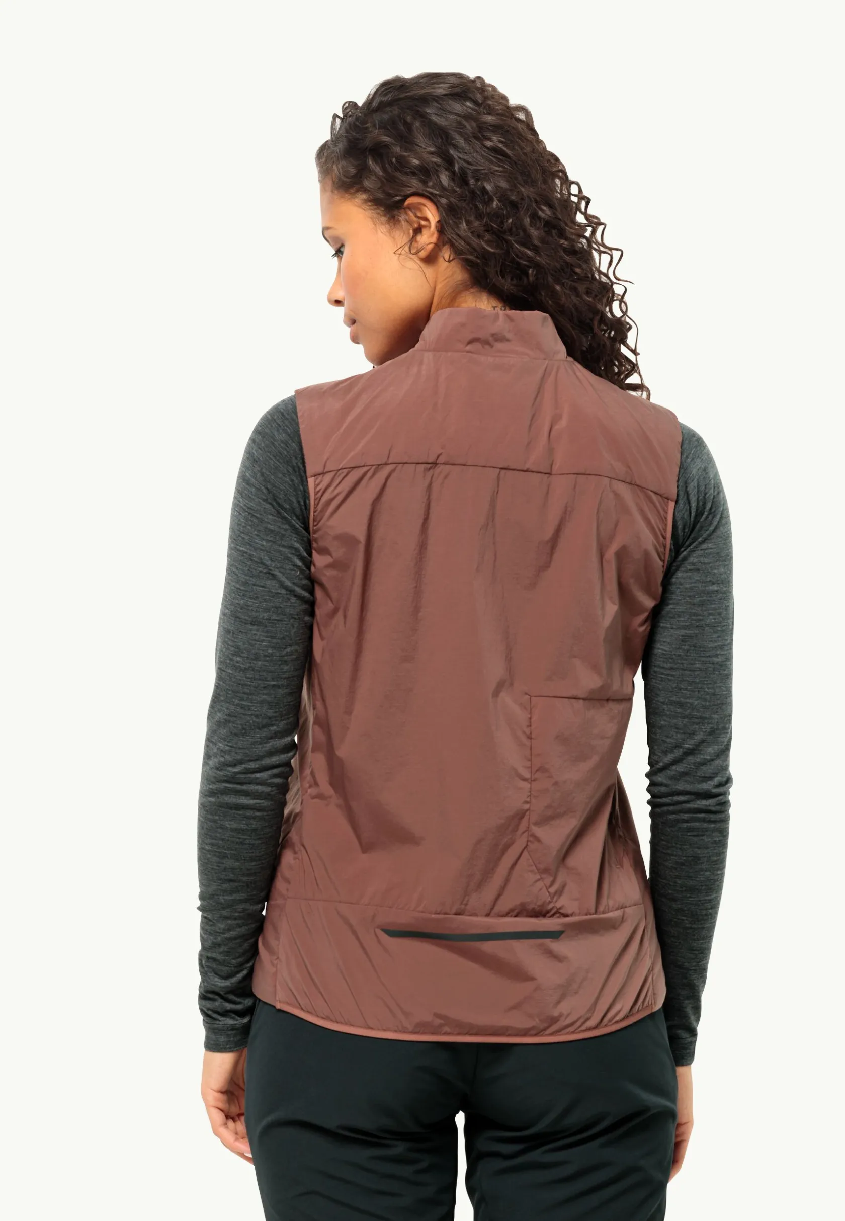Lifestyle|Voor- En Najaarsjacks/-Jassen|Jack Wolfskin Bike Commute Ins Vest W wild ginger