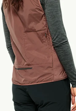 Lifestyle|Voor- En Najaarsjacks/-Jassen|Jack Wolfskin Bike Commute Ins Vest W wild ginger