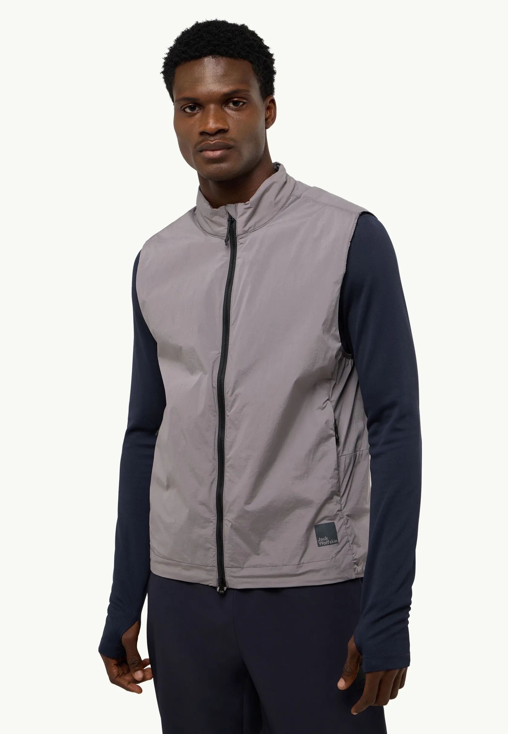 Voor- En Najaarsjacks/-Jassen|Bodywarmers|Jack Wolfskin Bike Commute Xt Vest M dark taupe