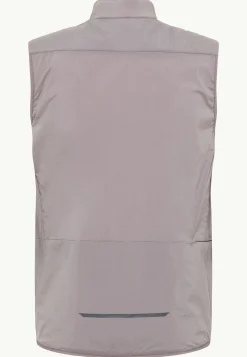 Voor- En Najaarsjacks/-Jassen|Bodywarmers|Jack Wolfskin Bike Commute Xt Vest M dark taupe