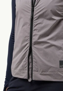 Voor- En Najaarsjacks/-Jassen|Bodywarmers|Jack Wolfskin Bike Commute Xt Vest W dark taupe