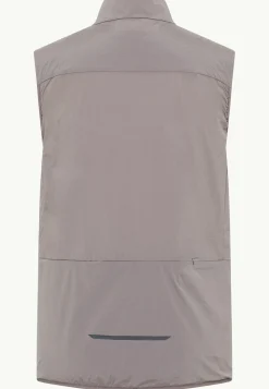 Voor- En Najaarsjacks/-Jassen|Bodywarmers|Jack Wolfskin Bike Commute Xt Vest W dark taupe