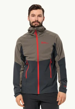 Wandelen|Voor- En Najaarsjacks/-Jassen|Jack Wolfskin Brisstal Hoody M