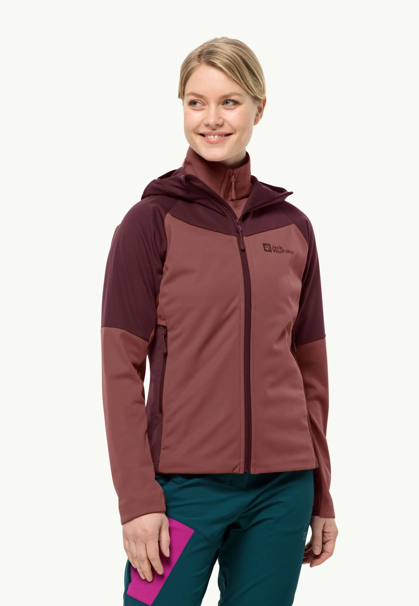 Wandelen|Voor- En Najaarsjacks/-Jassen|Jack Wolfskin Brisstal Hoody W