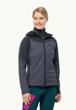 Wandelen|Voor- En Najaarsjacks/-Jassen|Jack Wolfskin Brisstal Hoody W