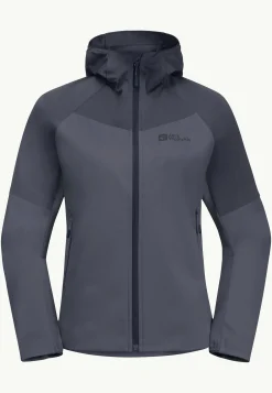 Wandelen|Voor- En Najaarsjacks/-Jassen|Jack Wolfskin Brisstal Hoody W