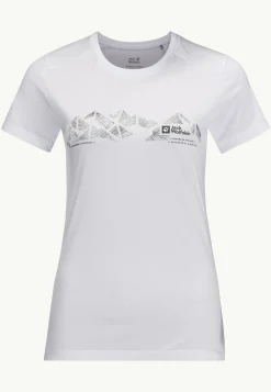 Wandelen|Functionele Shirts|Jack Wolfskin Crosstrail Graphic T W