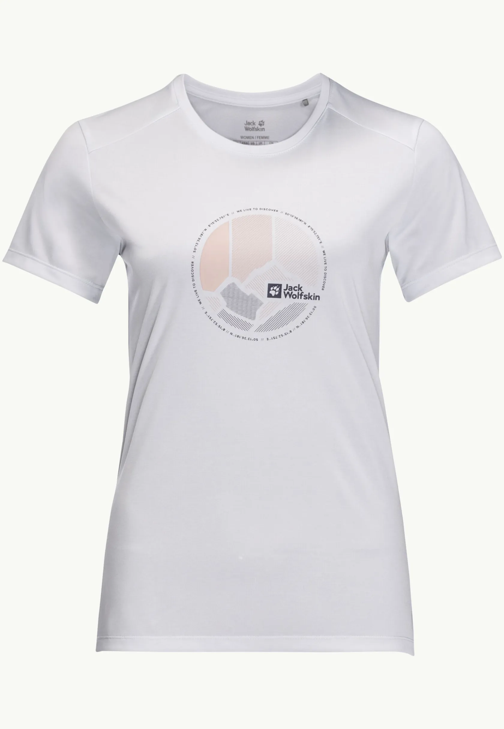 Wandelen|Functionele Shirts|Jack Wolfskin Crosstrail Graphic T W