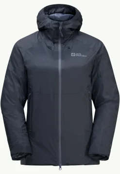 Wandelen|Voor- En Najaarsjacks/-Jassen|Jack Wolfskin Cyrox 2l Down Jkt W Graphite
