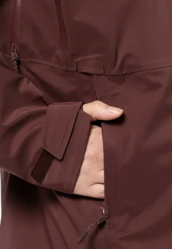 Wandelen|Voor- En Najaarsjacks/-Jassen|Jack Wolfskin Cyrox 3l Jkt W dark maroon