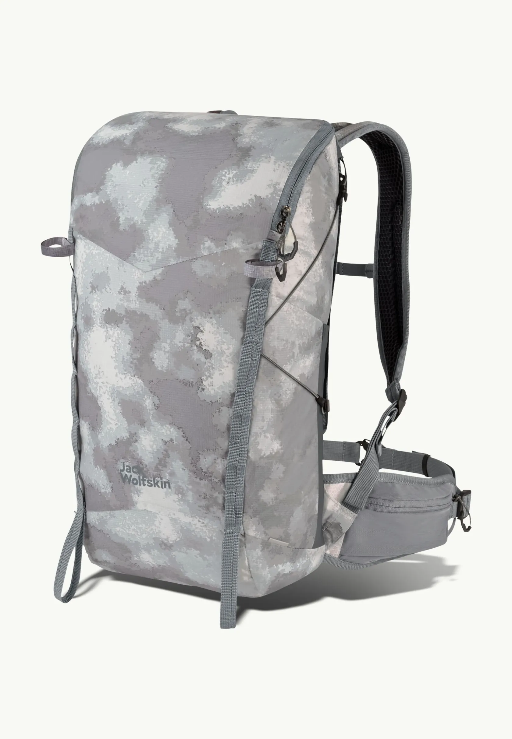 Wandelen|Wandelrugzakken|Jack Wolfskin 3d Aerorise 20 silver all over