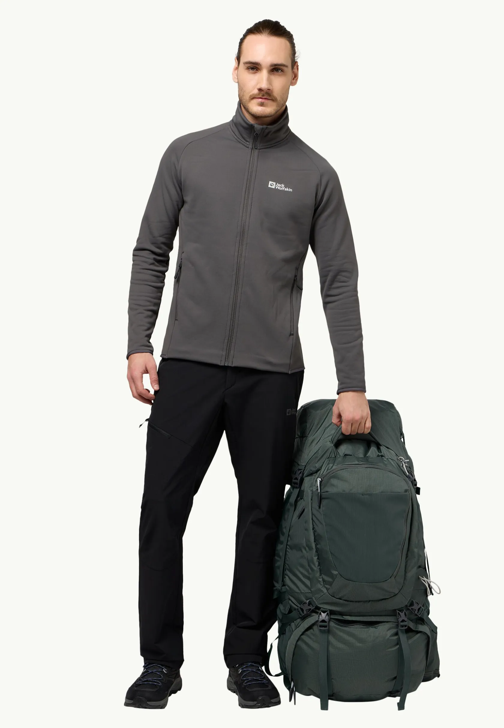 Wandelrugzakken|Trekkingrugzakken|Jack Wolfskin Denali 75|10 Men slate green
