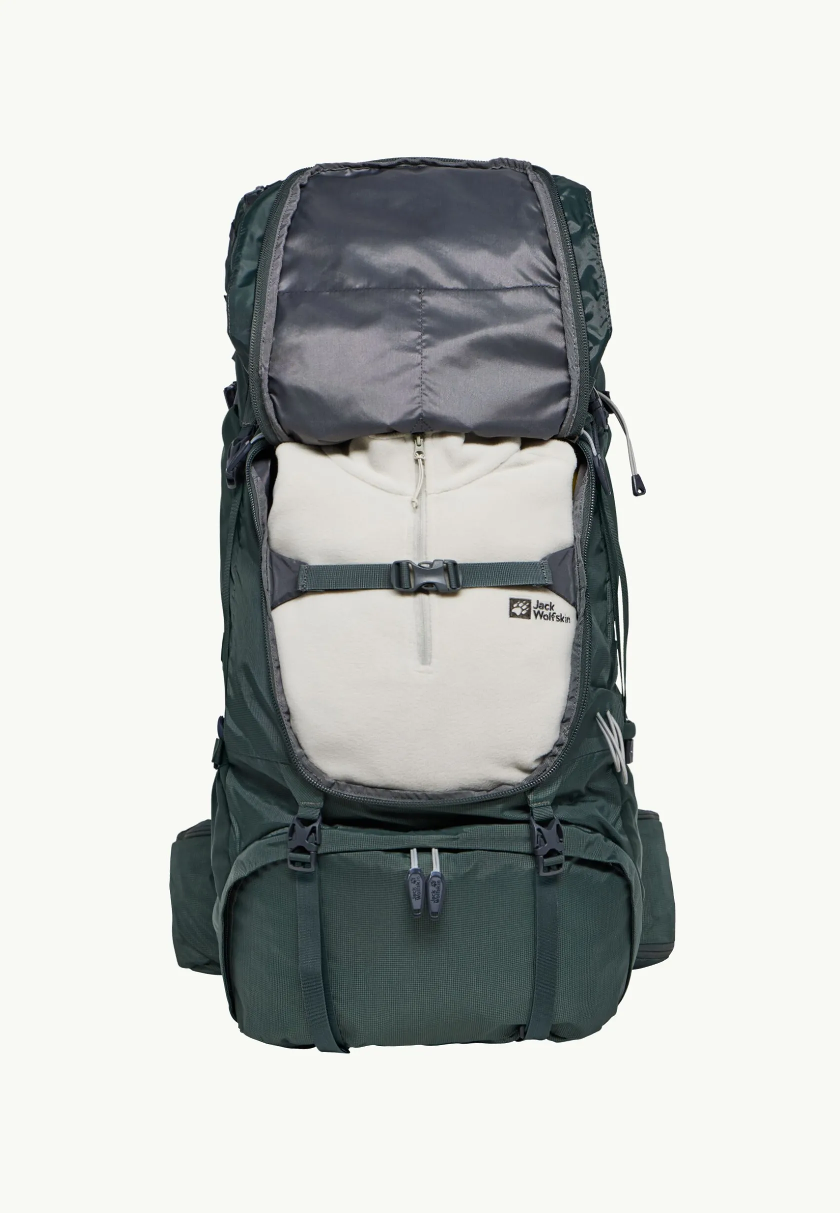 Wandelrugzakken|Trekkingrugzakken|Jack Wolfskin Denali 75|10 Men slate green
