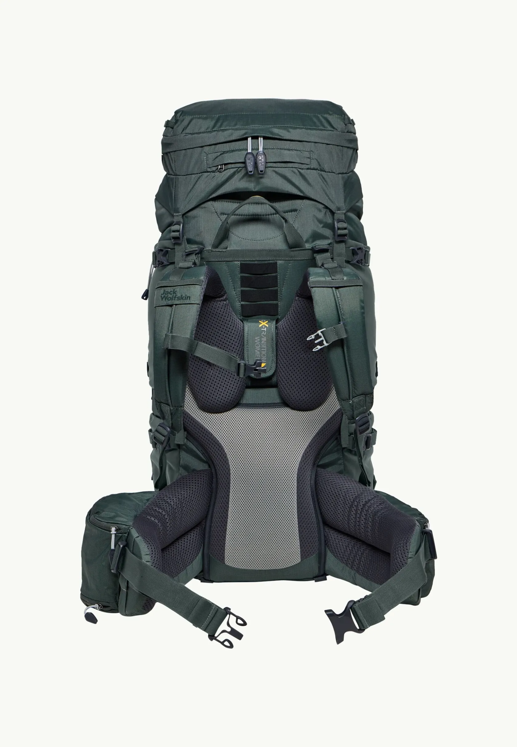 Rugzakken Dames|Wandelrugzakken|Jack Wolfskin Denali 65|10 Women slate green