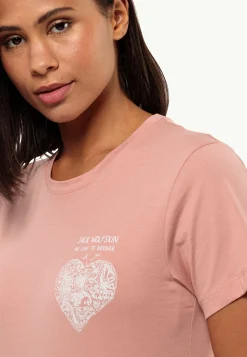 Lifestyle|T-Shirts & Longsleeves|Jack Wolfskin Discover Heart T W
