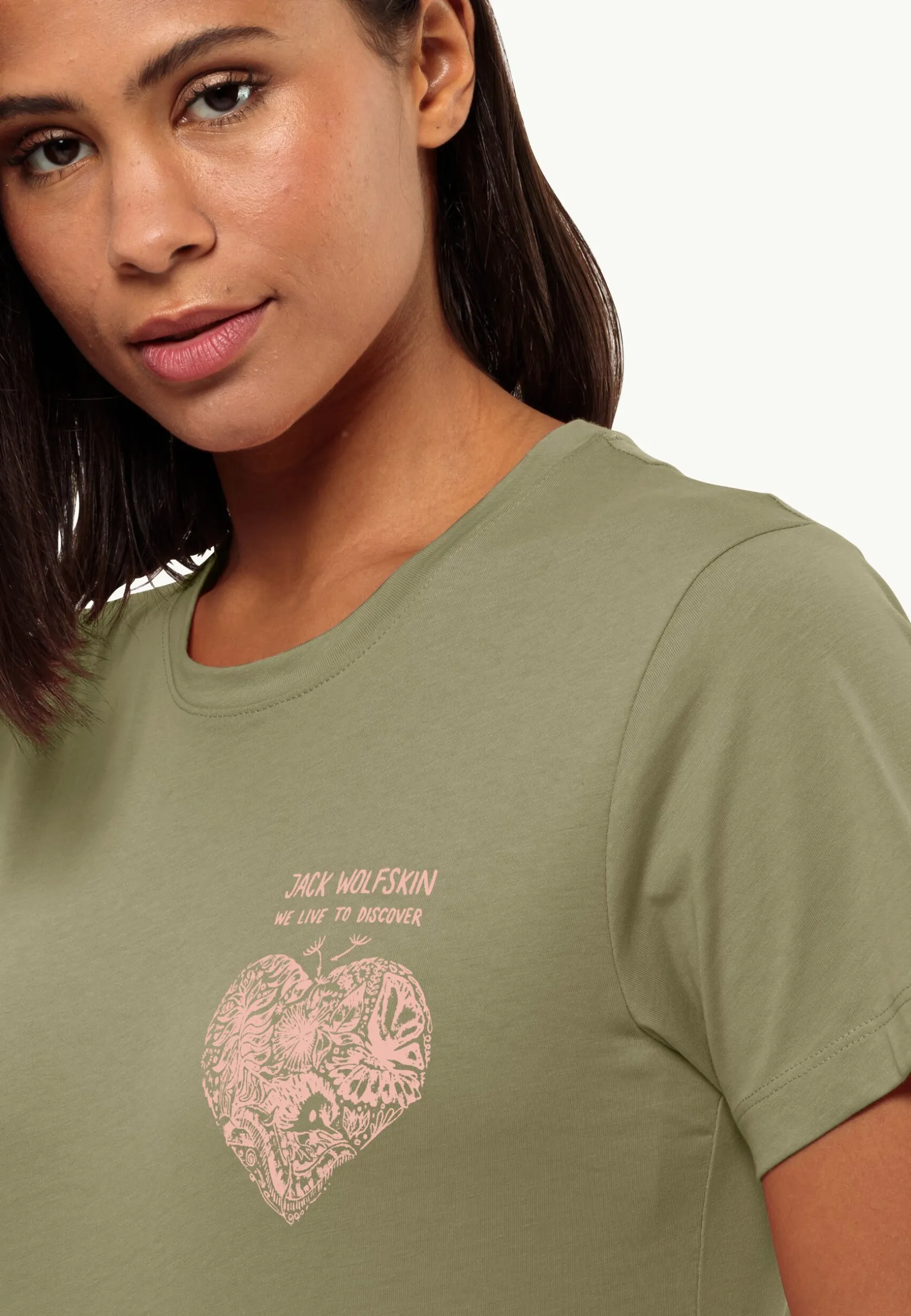 Lifestyle|T-Shirts & Longsleeves|Jack Wolfskin Discover Heart T W