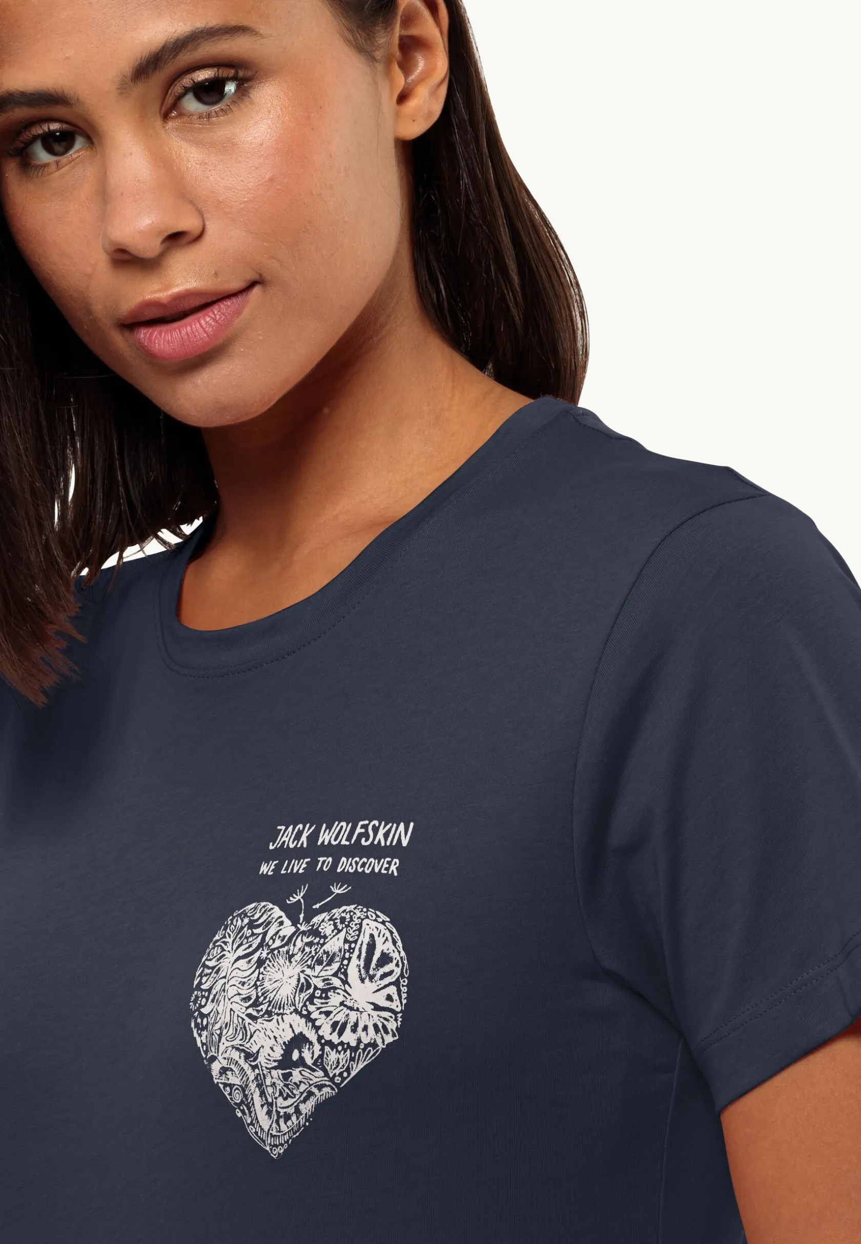 Lifestyle|T-Shirts & Longsleeves|Jack Wolfskin Discover Heart T W