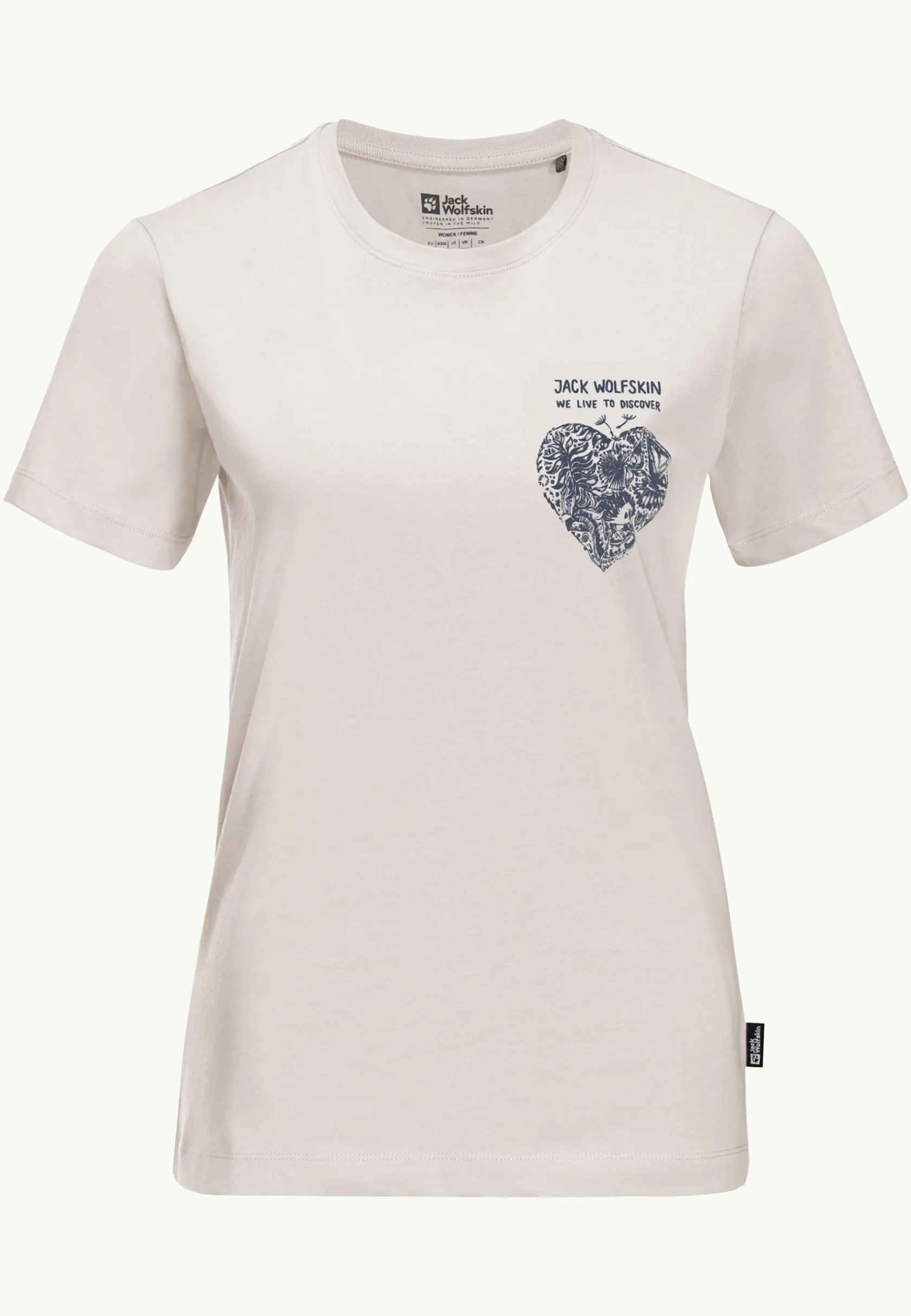 Lifestyle|T-Shirts & Longsleeves|Jack Wolfskin Discover Heart T W