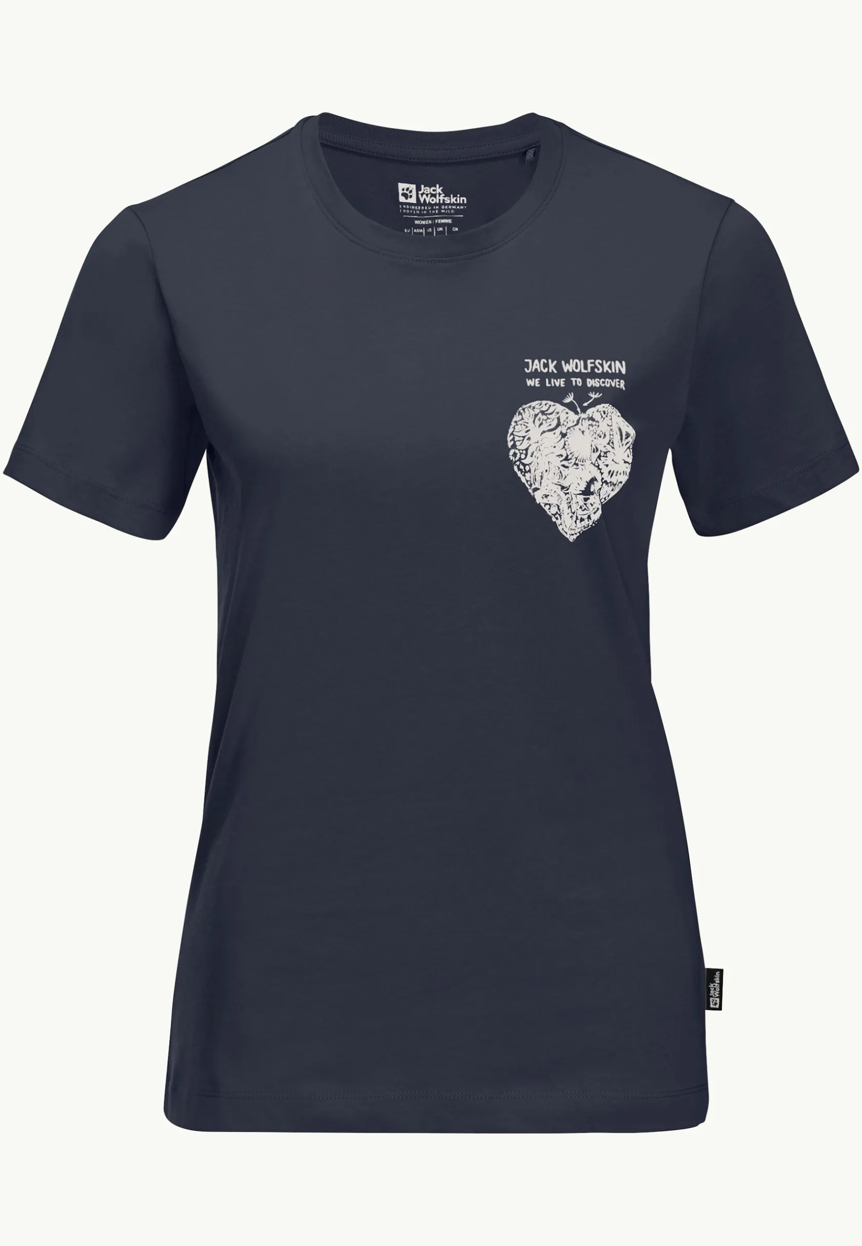 Lifestyle|T-Shirts & Longsleeves|Jack Wolfskin Discover Heart T W