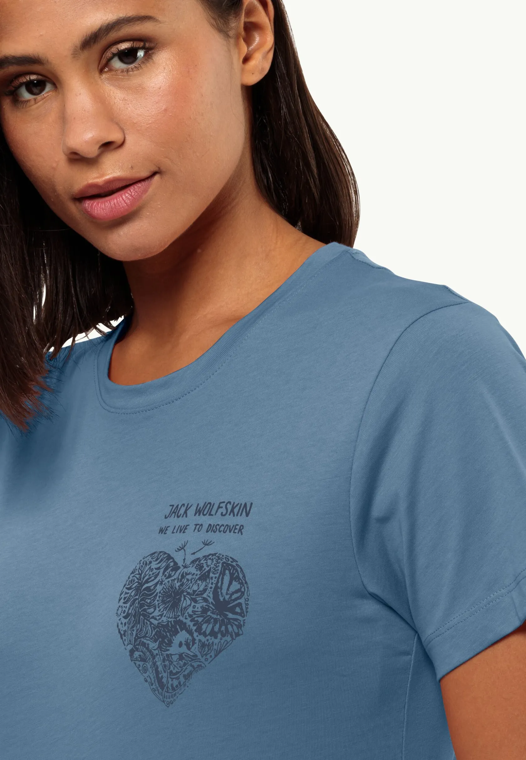 Lifestyle|T-Shirts & Longsleeves|Jack Wolfskin Discover Heart T W